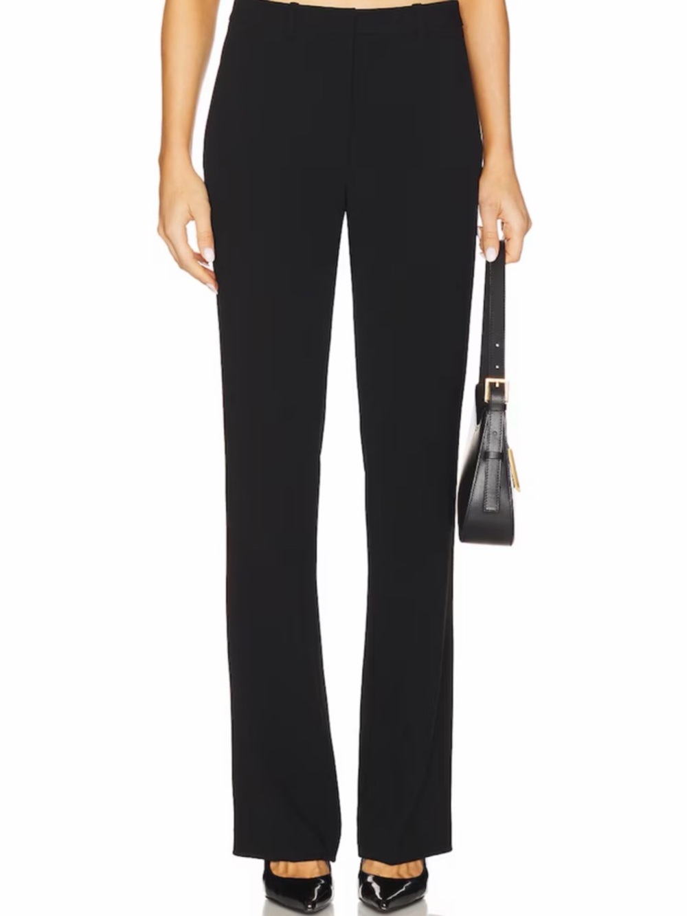 Theory Black Women's emery sailor black pants - Picture 2 of 10